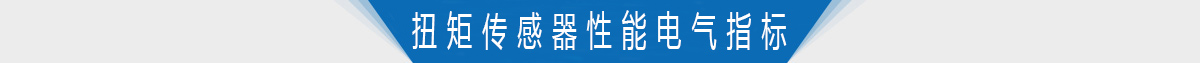 扭矩傳感器性能電氣指標(biāo) 扭矩傳感器性能電氣指標(biāo)